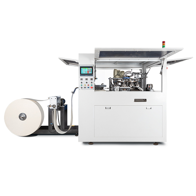PLC Touch Screen Control Automatic Paper Bowl Cup Lid Forming Machine