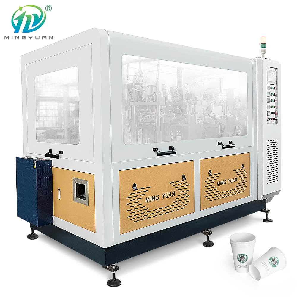 Two Side One Time Paper Cup Making Machine PE Coated Ultrasonic Heater machines manufacturing