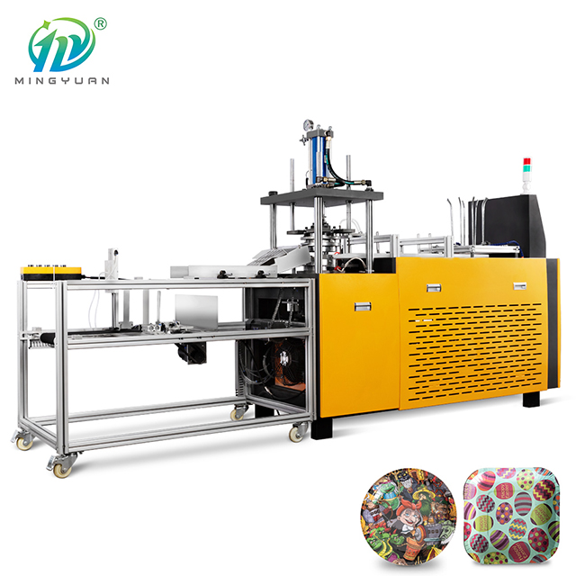 ZDJ-1000 Disposable Paper Food Plate Making Machine Paper Weight 100--500 Gsm