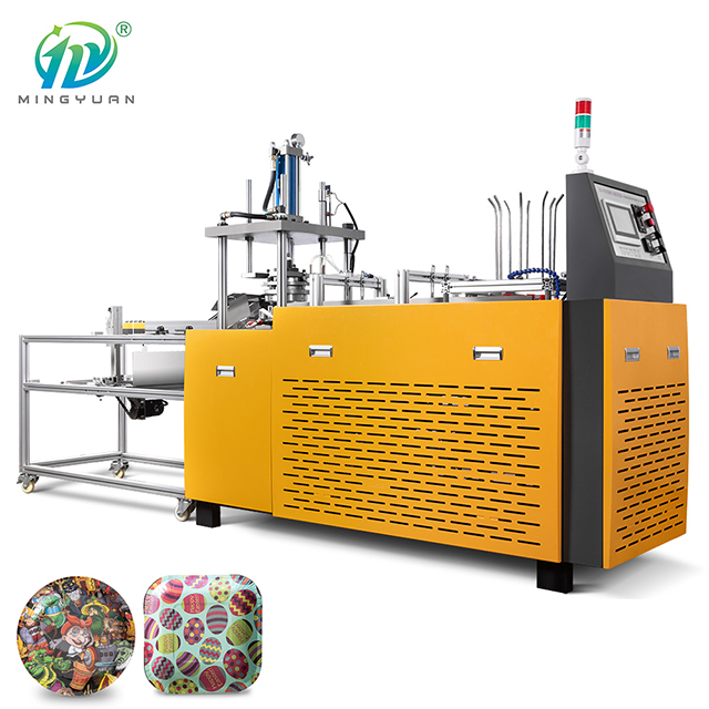 ZDJ-1000 Disposable Paper Food Plate Making Machine Paper Weight 100--500 Gsm