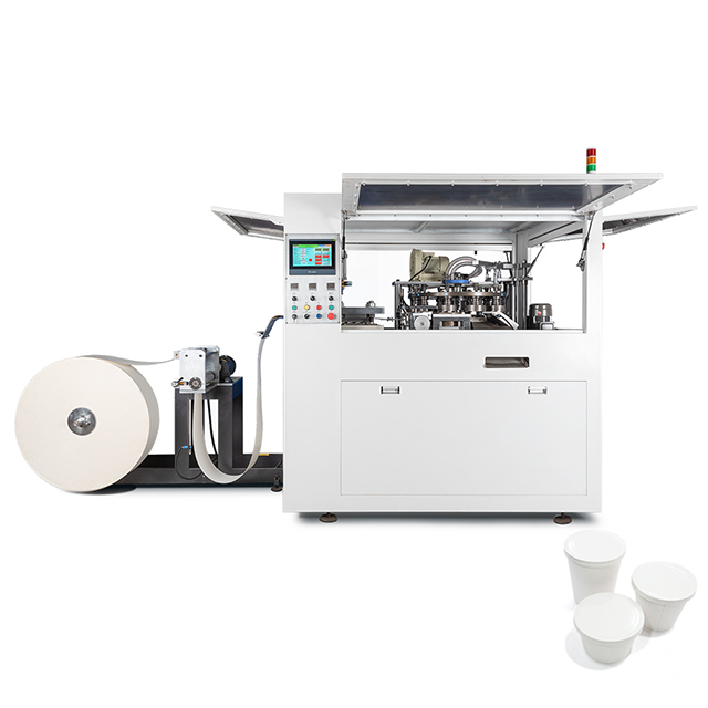 High Speed Disposable Paper Bowl Cover Cup Lid Making Machine