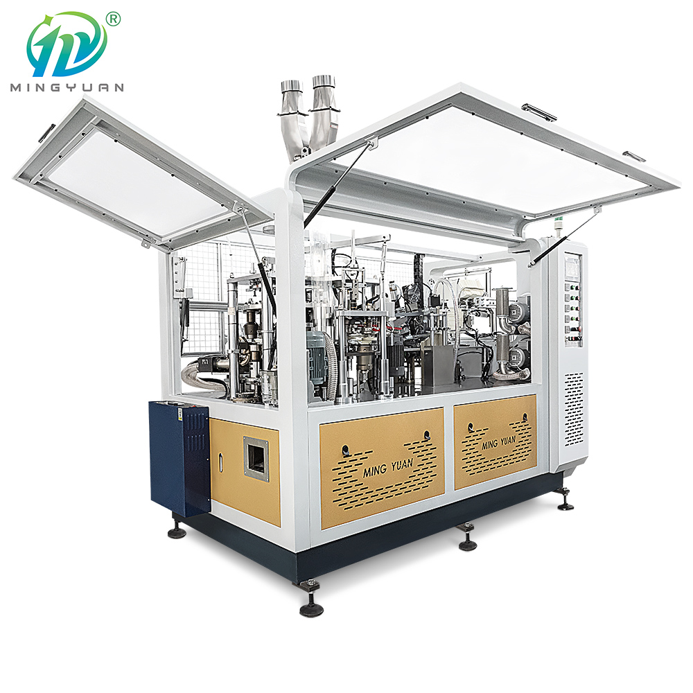 6 ~16 OZ Disposable Paper Coffee Cup Forming Making Machine Speed 120-150pcs/Min